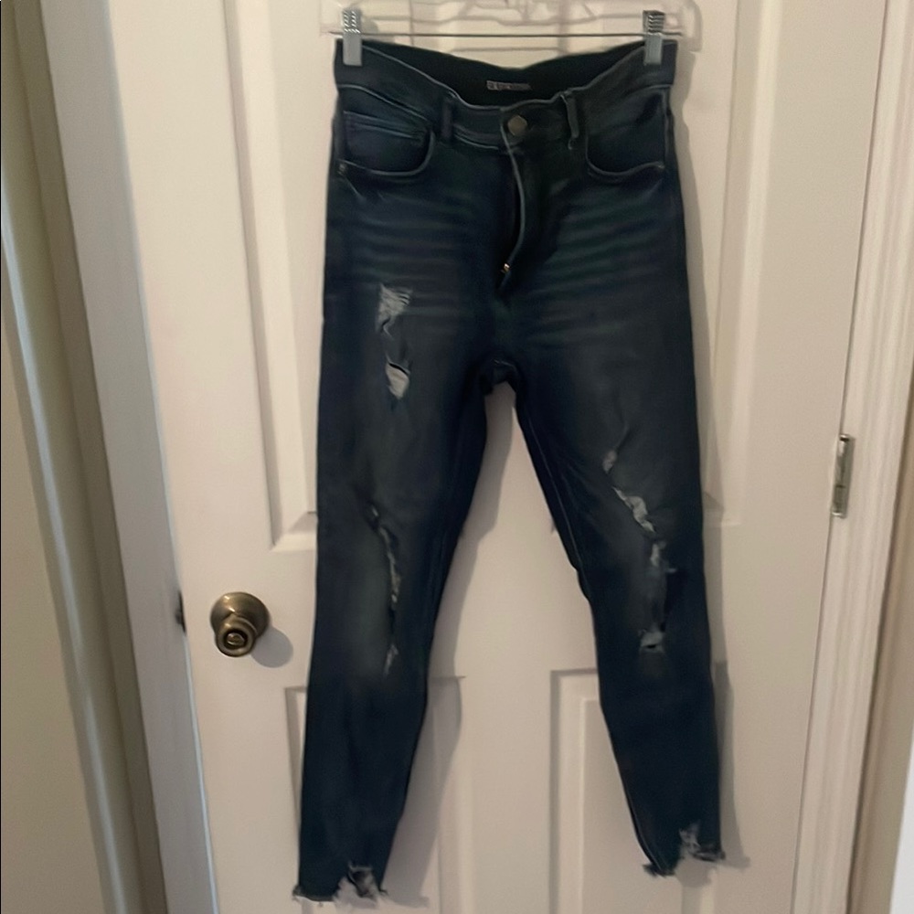 Trendy Ripped Denim Jeans